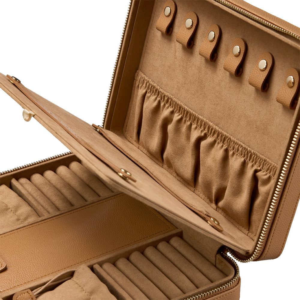 Lauren Large Zip Case Caramel