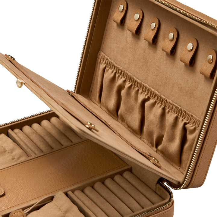 Lauren Large Zip Case Caramel