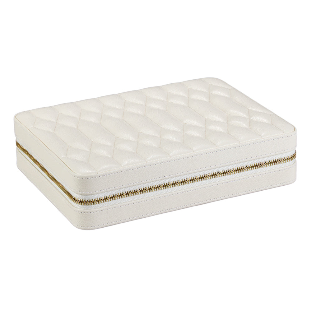 Lauren Large Zip Case Ivory