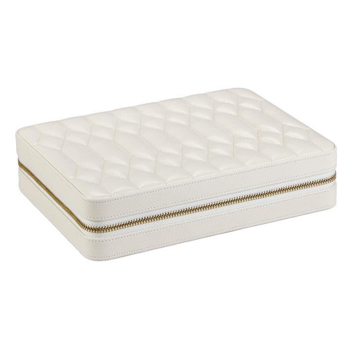 Lauren Large Zip Case Ivory
