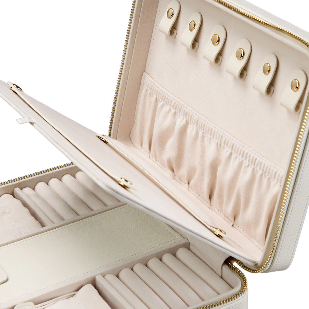 Lauren Large Zip Case Ivory