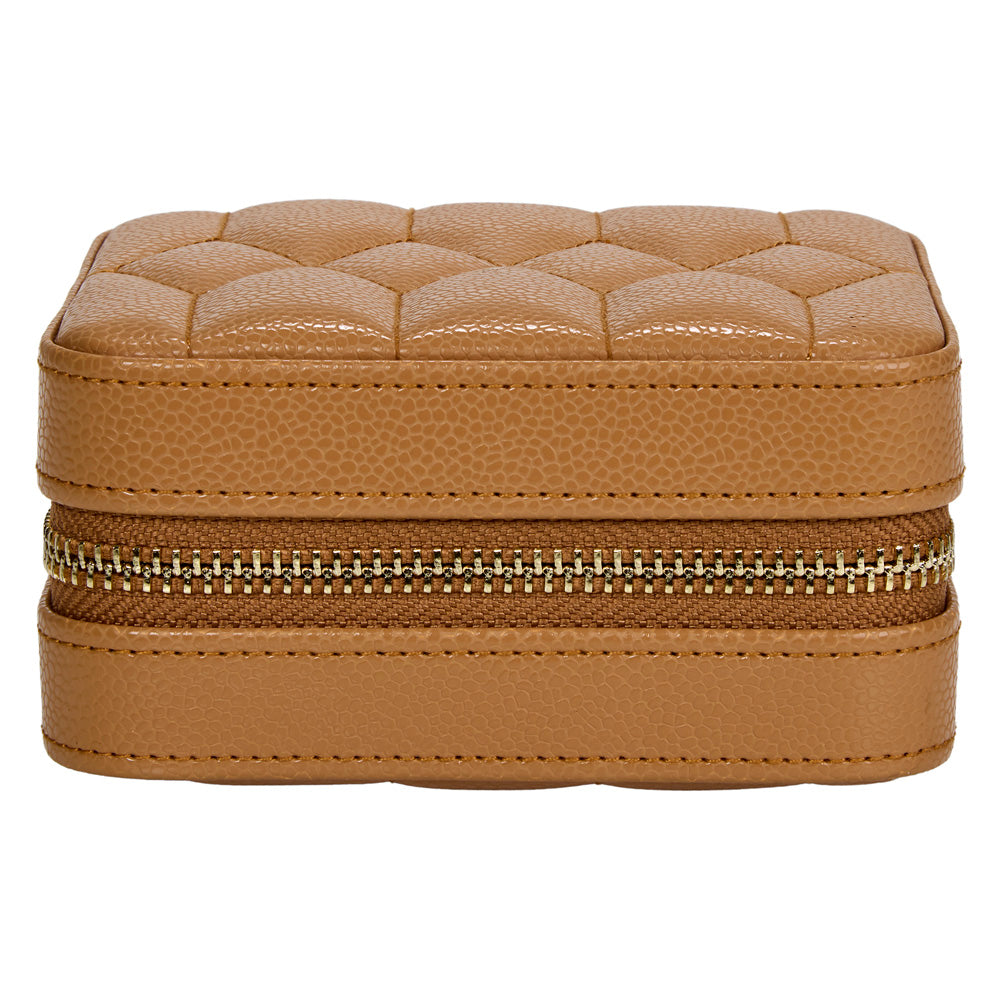 Lauren Zip Travel Case Caramel