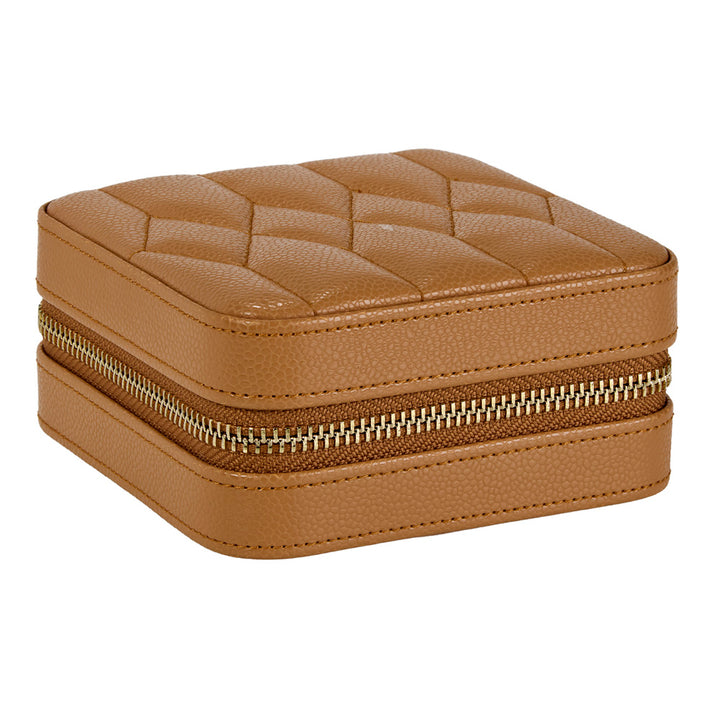 Lauren Zip Travel Case Caramel