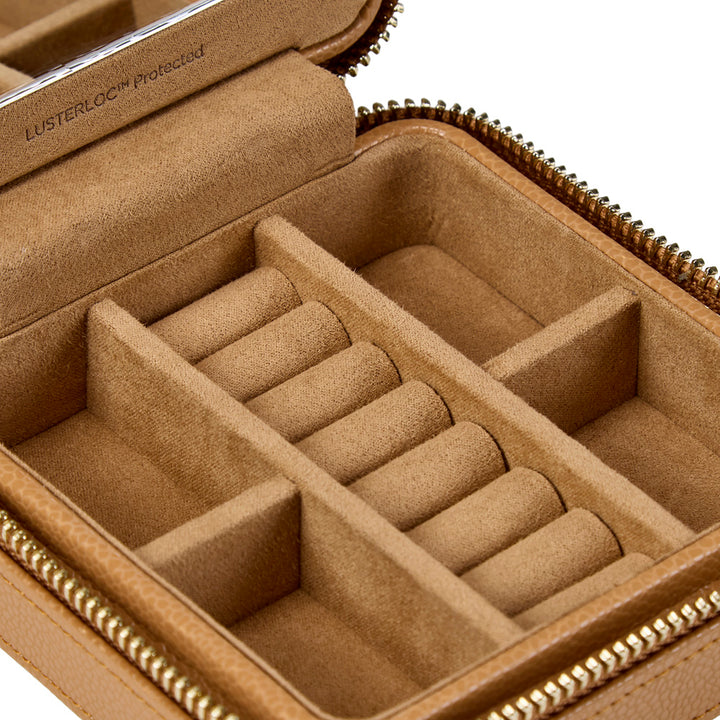 Lauren Zip Travel Case Caramel