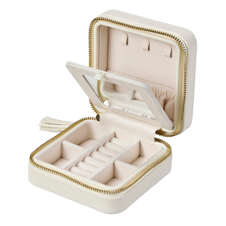 Lauren Zip Travel Case Ivory