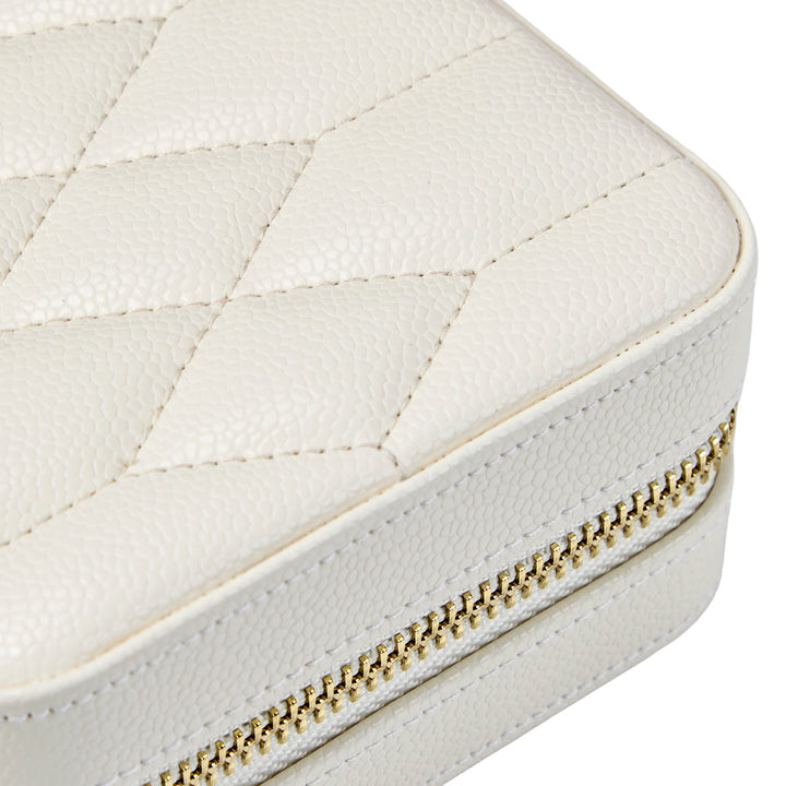 Lauren Zip Travel Case Ivory