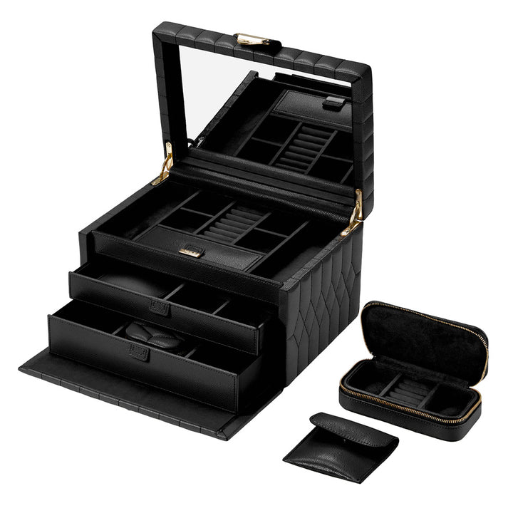 Lauren Medium jewellery Box Black