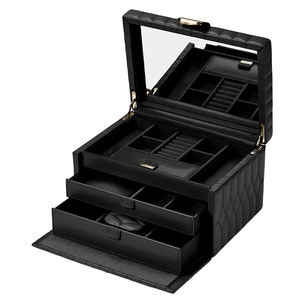 Lauren Medium jewellery Box Black