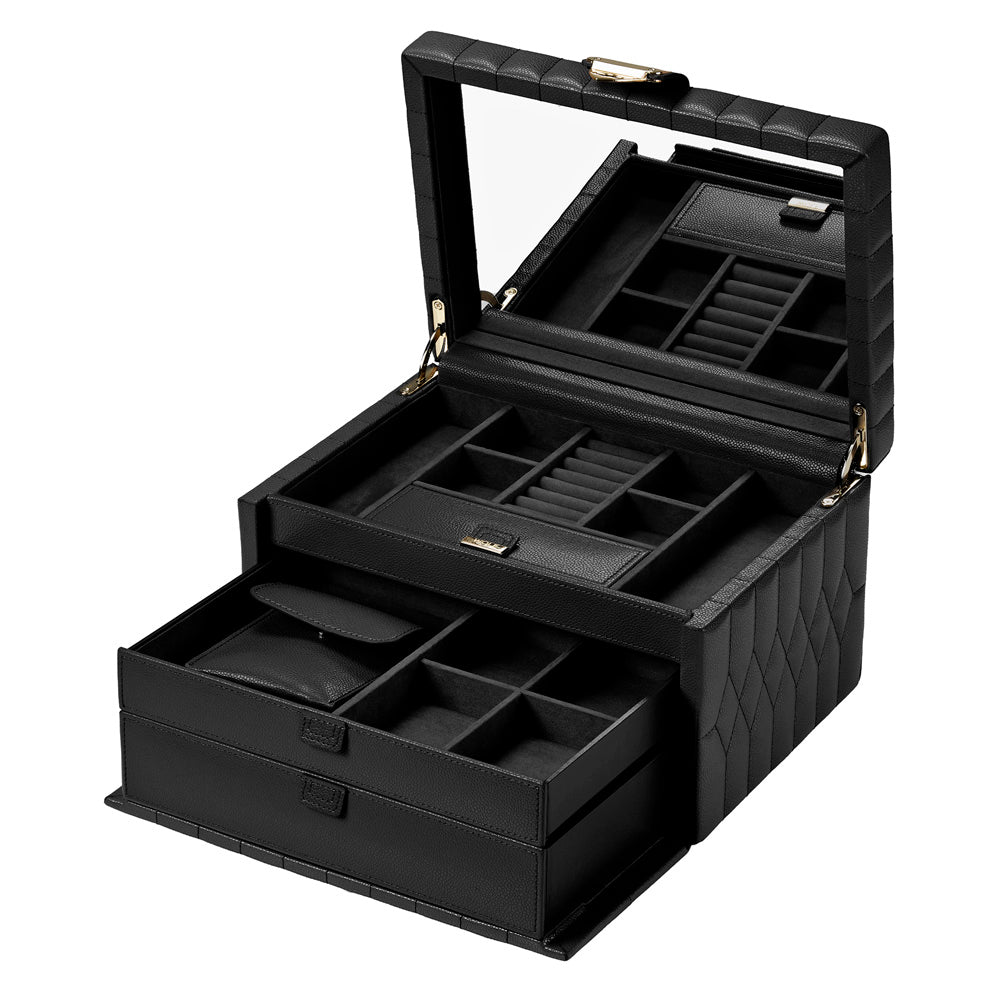 Lauren Medium jewellery Box Black