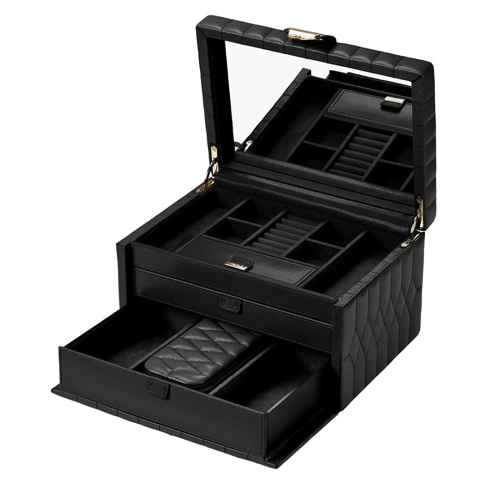 Lauren Medium jewellery Box Black