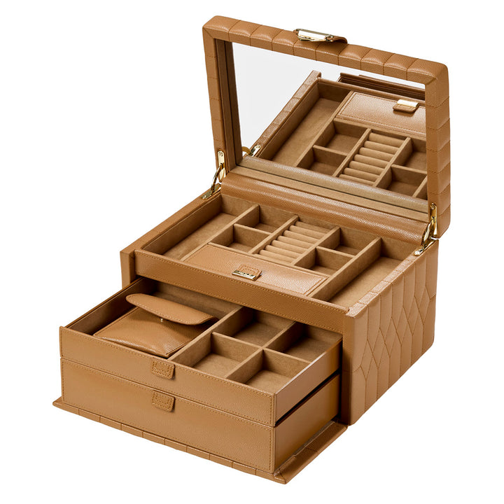 Lauren Medium jewellery Box Caramel