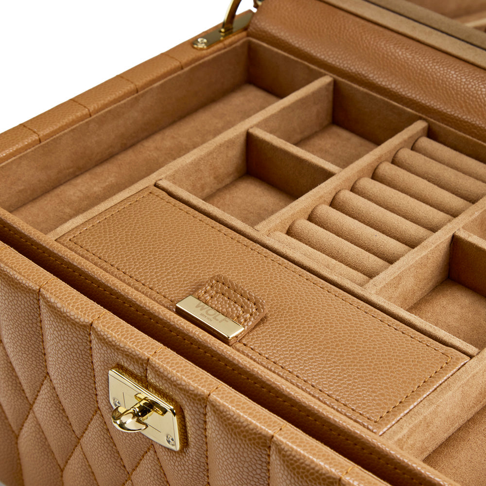 Lauren Medium jewellery Box Caramel