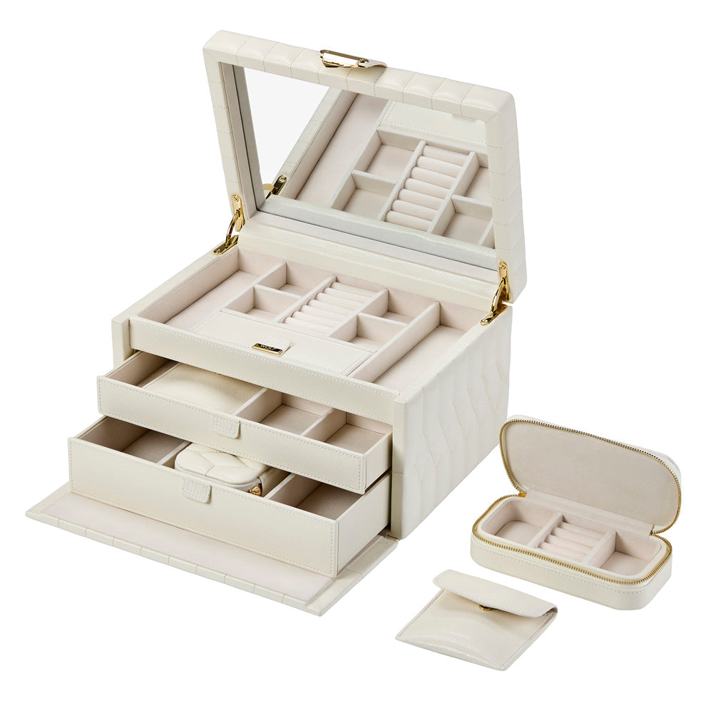 Lauren Medium jewellery Box Ivory