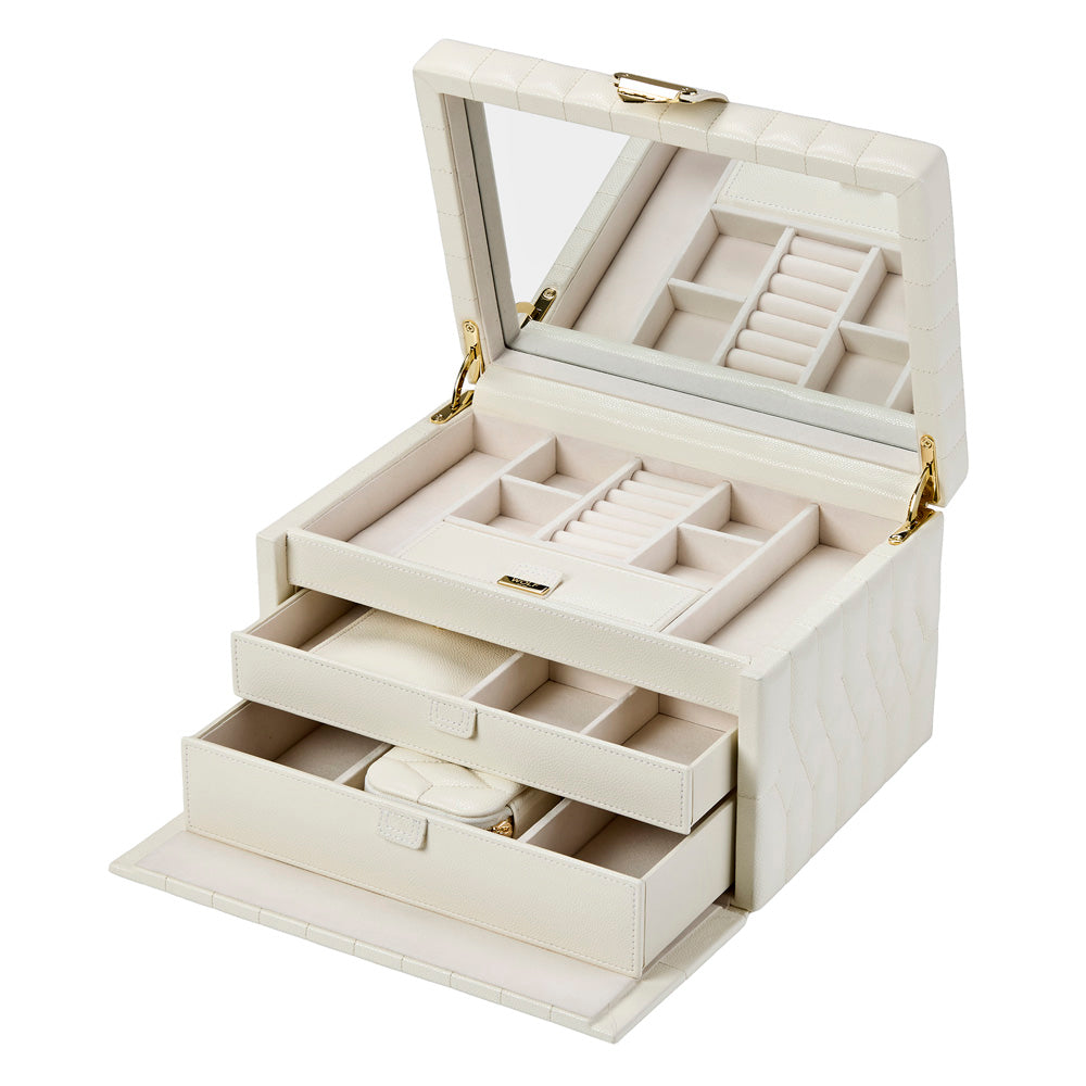Lauren Medium jewellery Box Ivory
