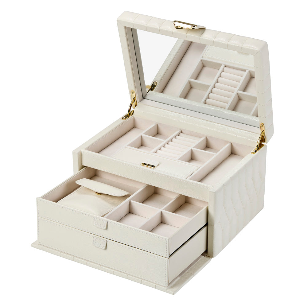 Lauren Medium jewellery Box Ivory