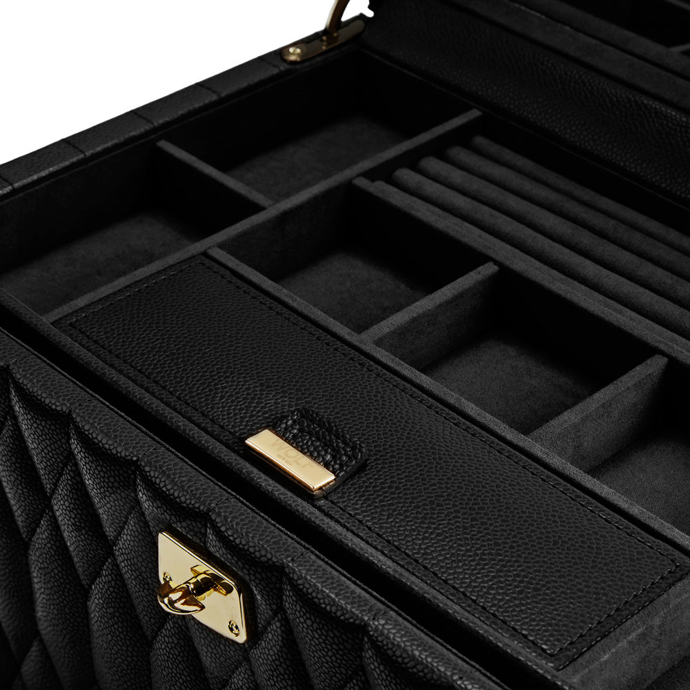 Lauren Large jewellery Box Black