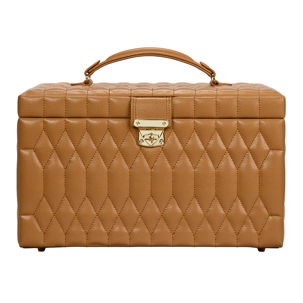 Lauren Large jewellery Box Caramel