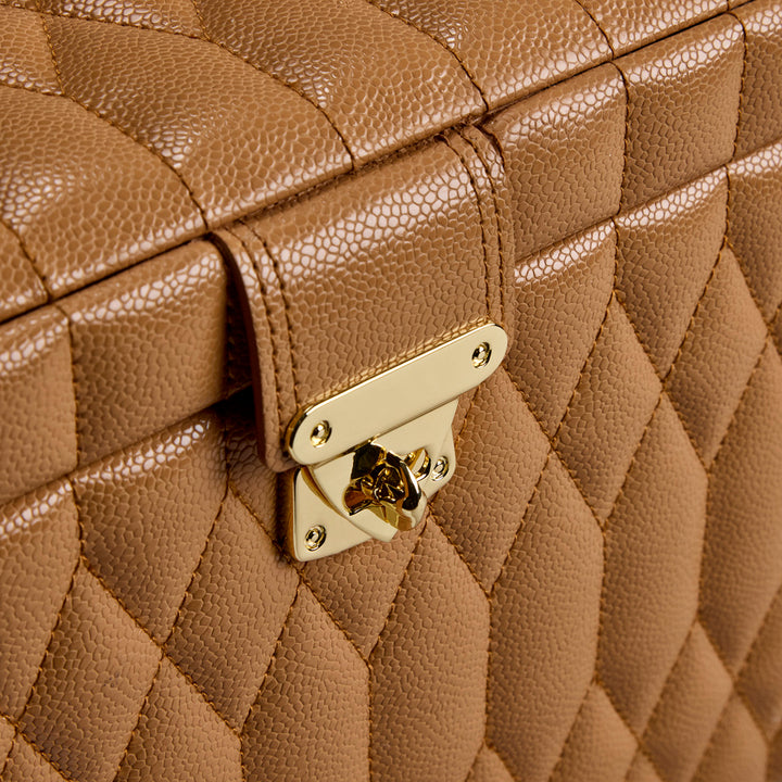 Lauren Large jewellery Box Caramel