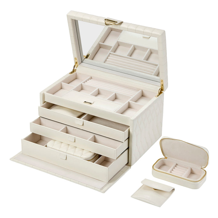 Lauren Large jewellery Box Ivory