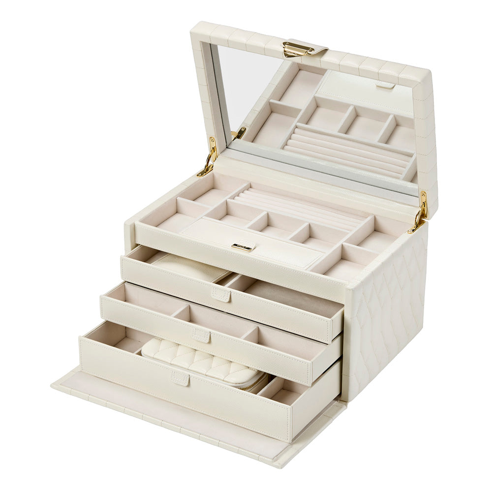 Lauren Large jewellery Box Ivory