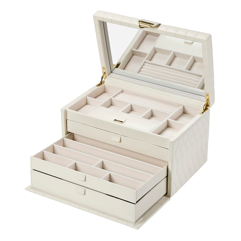Lauren Large jewellery Box Ivory