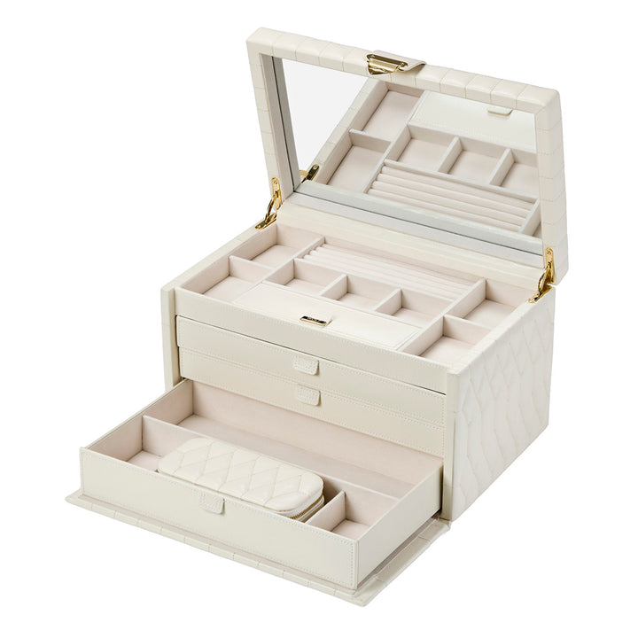 Lauren Large jewellery Box Ivory