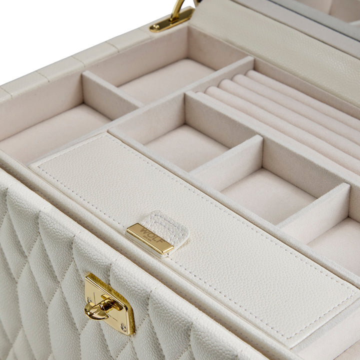 Lauren Large jewellery Box Ivory