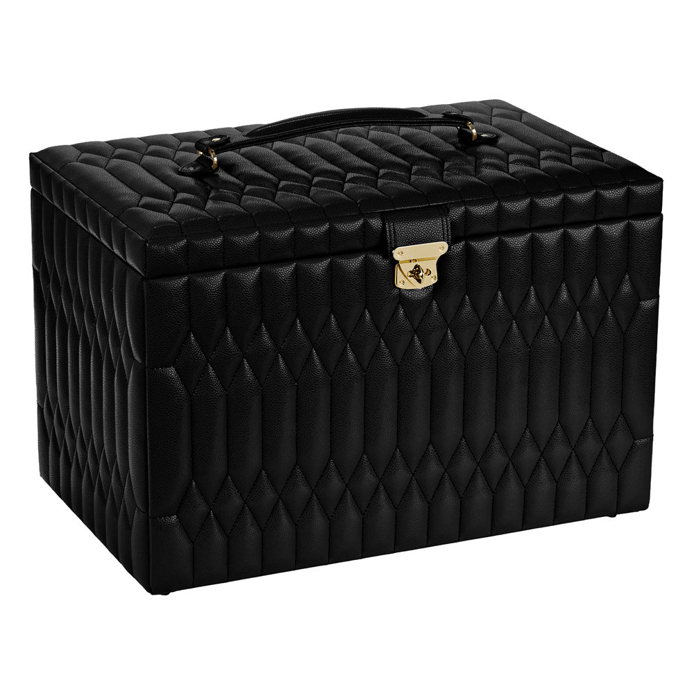 Lauren Extra Large jewellery Box Black