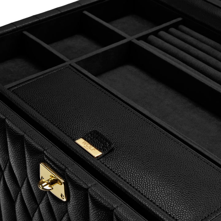 Lauren Extra Large jewellery Box Black