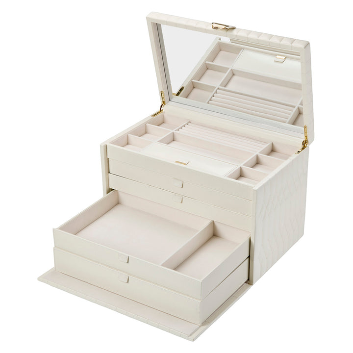 Lauren Extra Large jewellery Box Ivory
