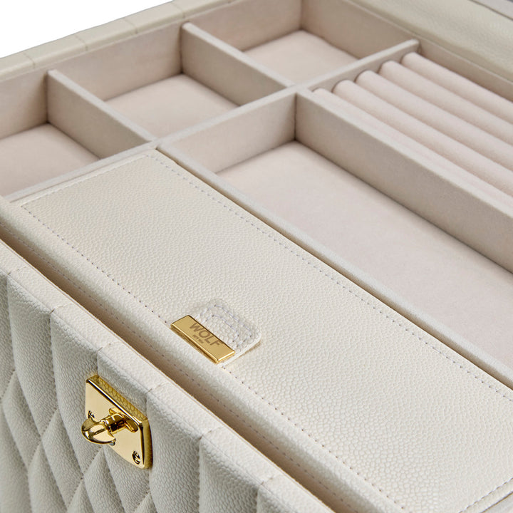 Lauren Extra Large jewellery Box Ivory
