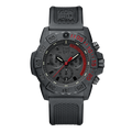 Luminox Navy SEAL Chronograph 3581.EY watch with black strap and grey dial