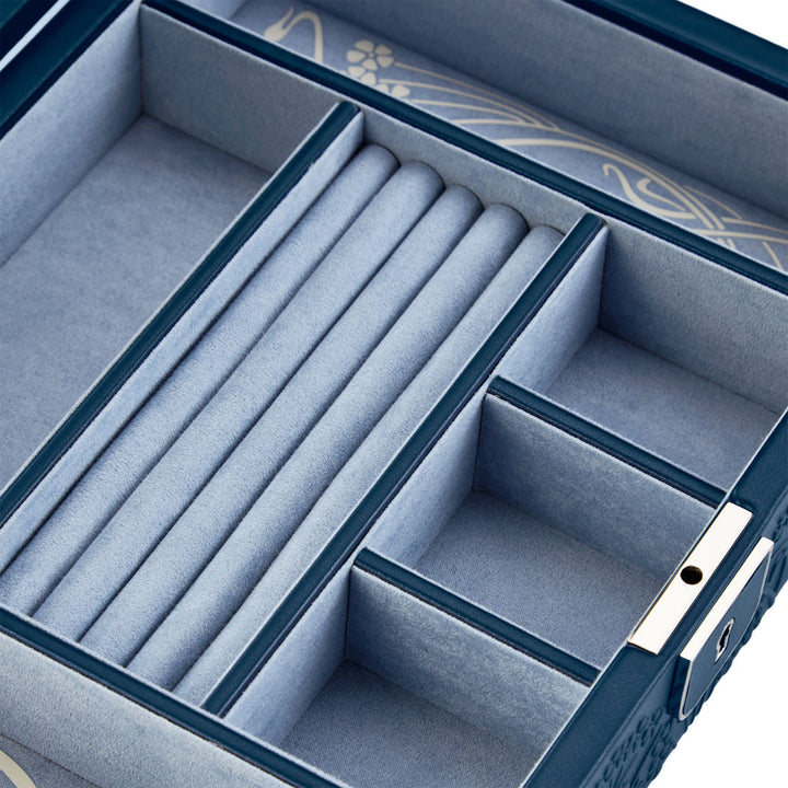 WOLF x Liberty Medium Jewellery Box - Navy