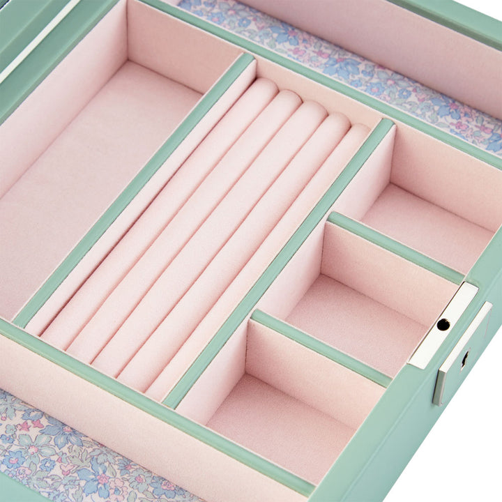 WOLF x Liberty Medium Jewellery Box - Sage