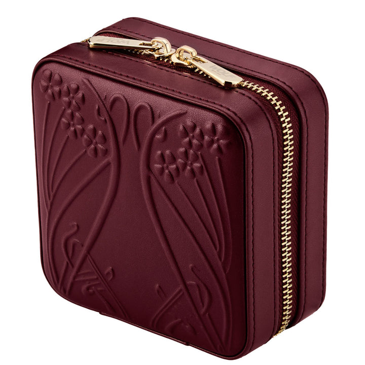 WOLF x Liberty Small Travel Zip Case - Burgundy