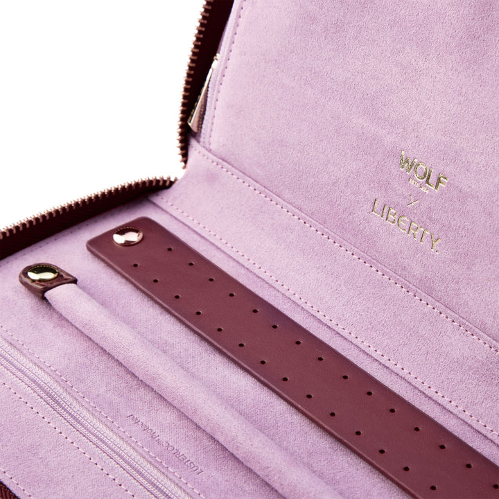 WOLF x Liberty Travel Portfolio - Burgundy