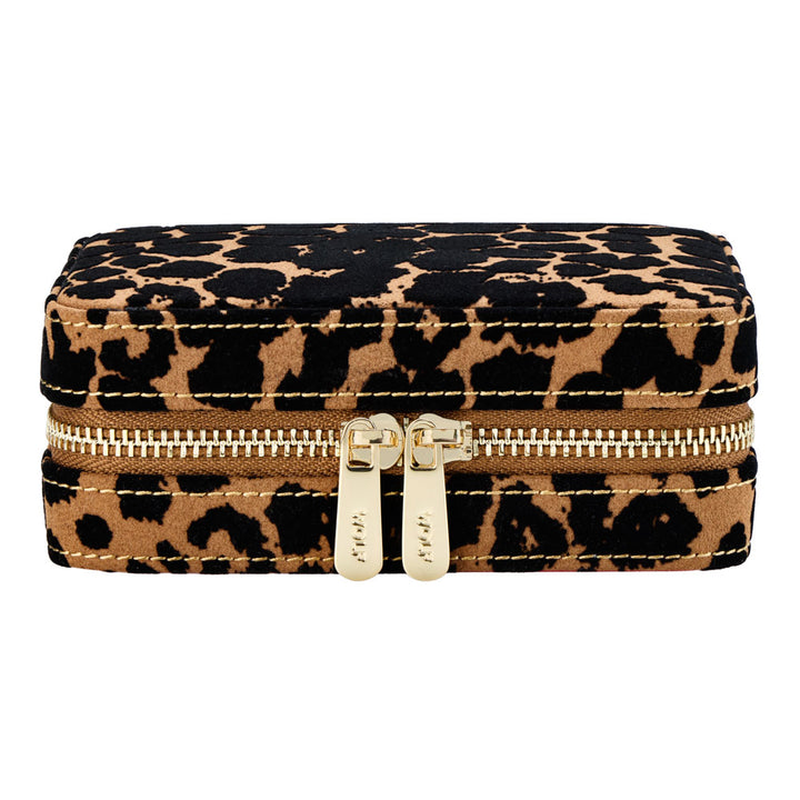 WOLF Savanna Leopard Print Jewellery Zip Case