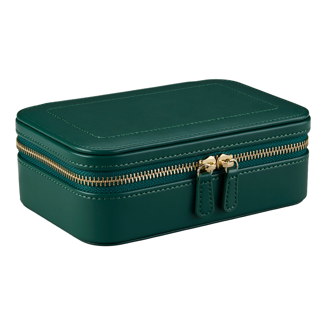 WOLF Sophia Travel Zip Case Forest Green Fruit Botanical