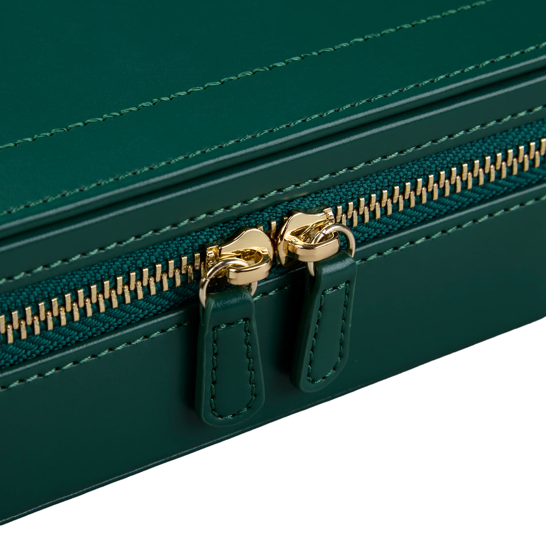 WOLF Sophia Travel Zip Case Forest Green Fruit Botanical