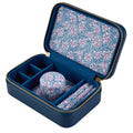 WOLF Sophia Travel Zip Case Indigo Fruit Botanical