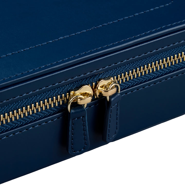WOLF Sophia Travel Zip Case Indigo Fruit Botanical
