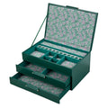 WOLF Sophia Jewellery Box with Drawers Forest Green Fruit Botanical