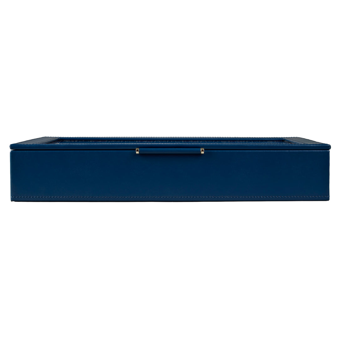 WOLF Sophia Jewellery Box with Window Indigo Fruit Botanical