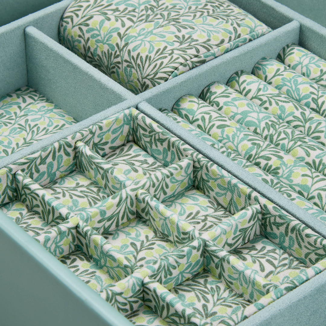 WOLF Sophia Jewellery Box with Window Jade Fruit Botanical