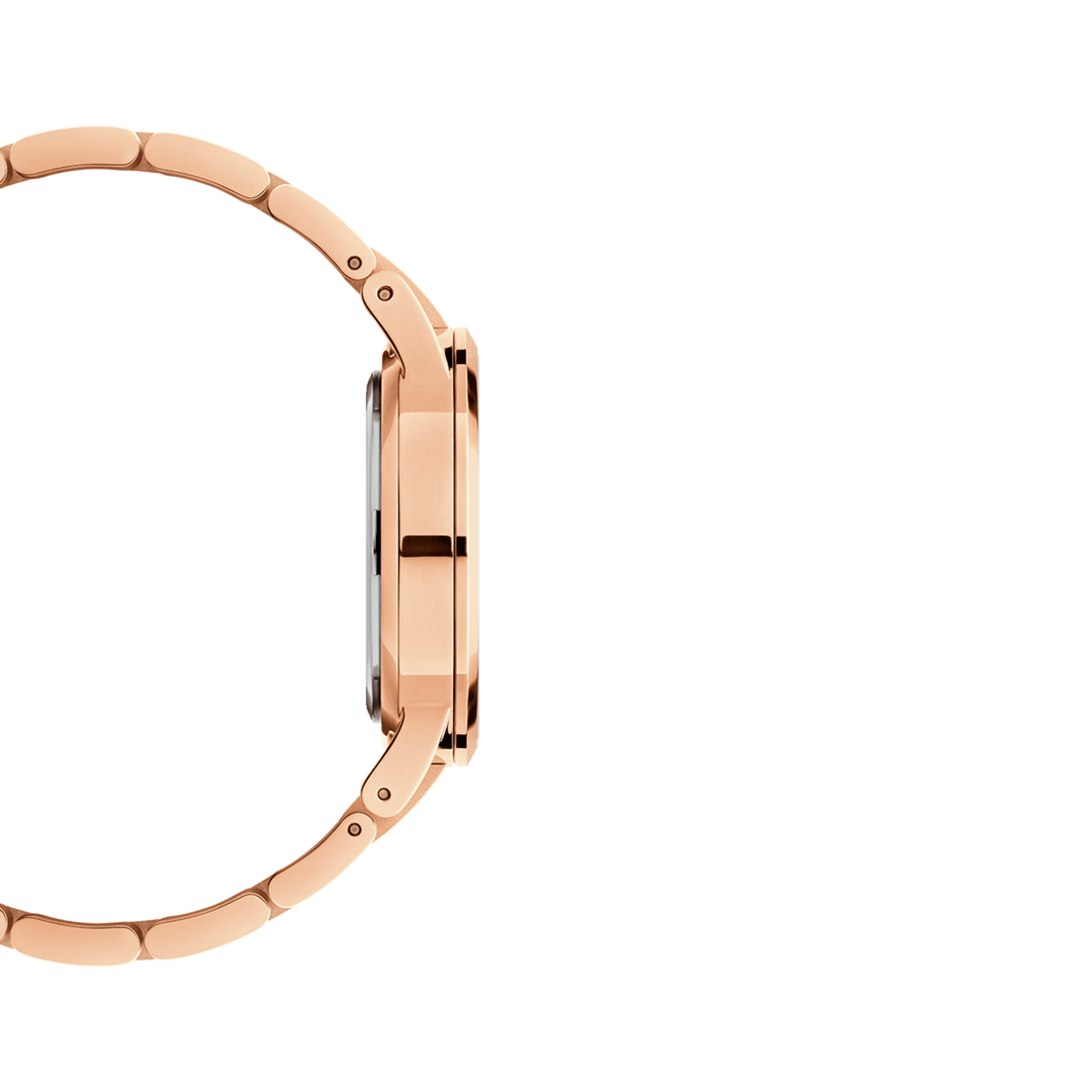 Iconic Link 32 Rose Gold & White Watch