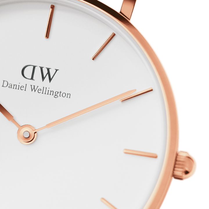 Petite 28 Melrose Rose Gold & White Watch
