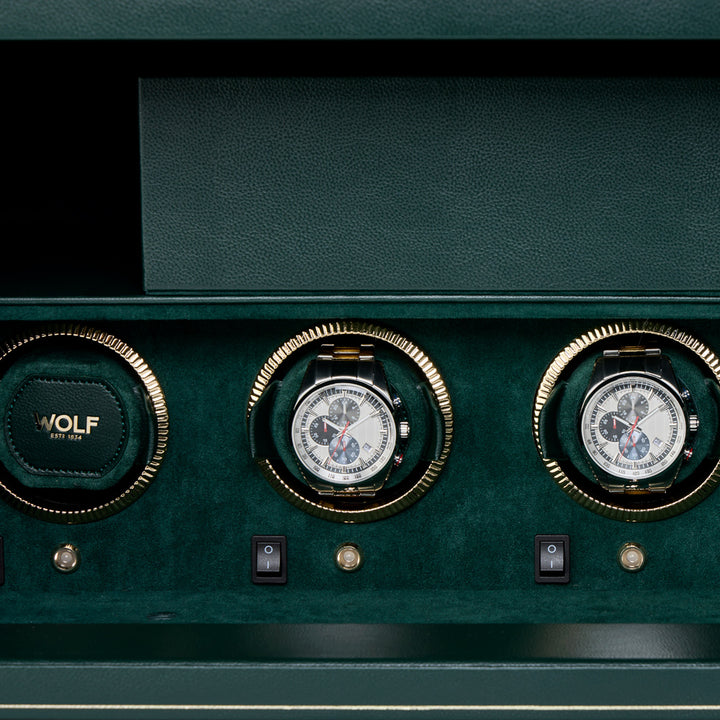 The Den 4 Piece Safe Green