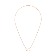 Daniel Wellington Classic Lumine Unity Necklace Rose Gold