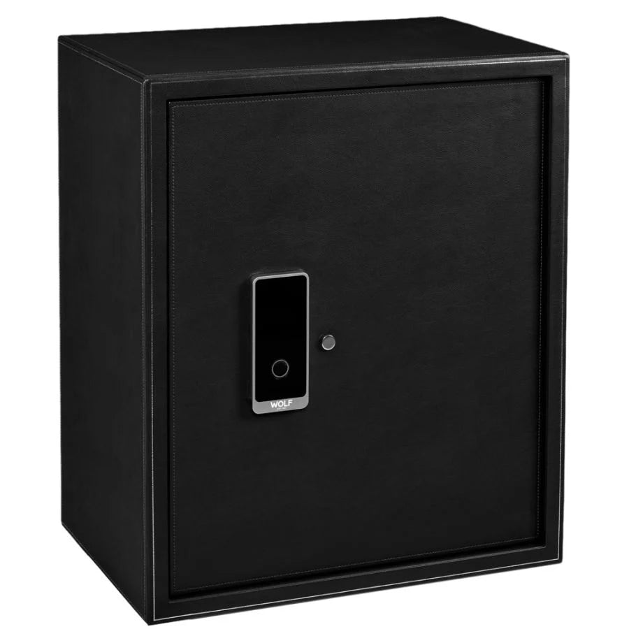 The Den 8 Piece Watch Winder Safe Black