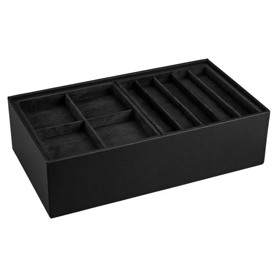 The Den 8 Piece Watch Winder Safe Black